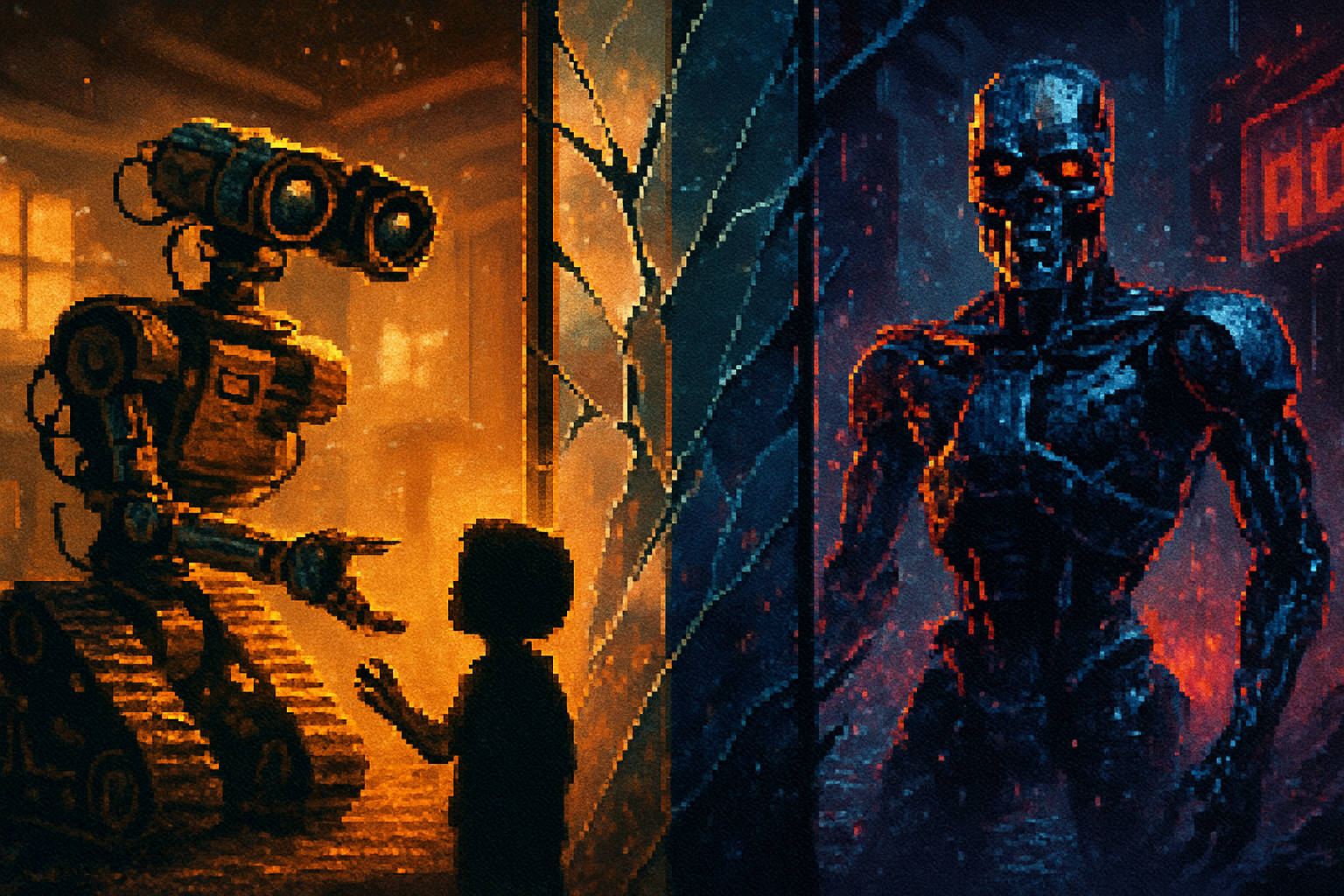 From Comic Relief to Existential Threat: The Evolution of Robot Tropes in 80s/90s Movies