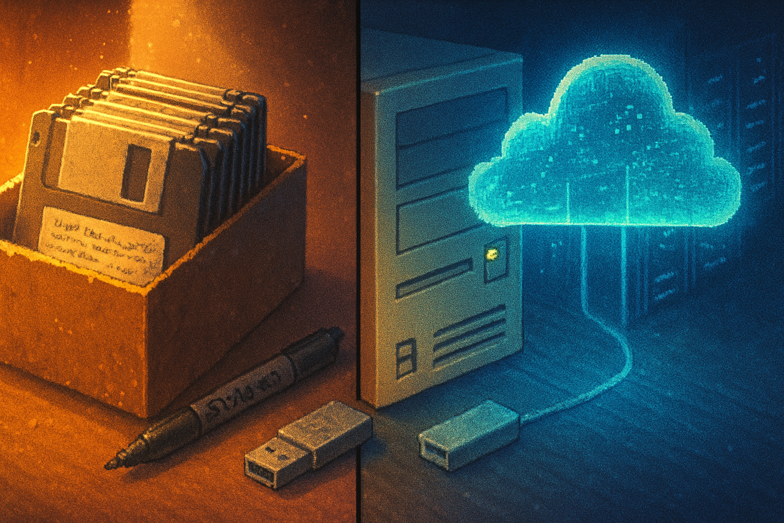 From Floppy to Cloud: The Evolution of Data Storage and What We Lost