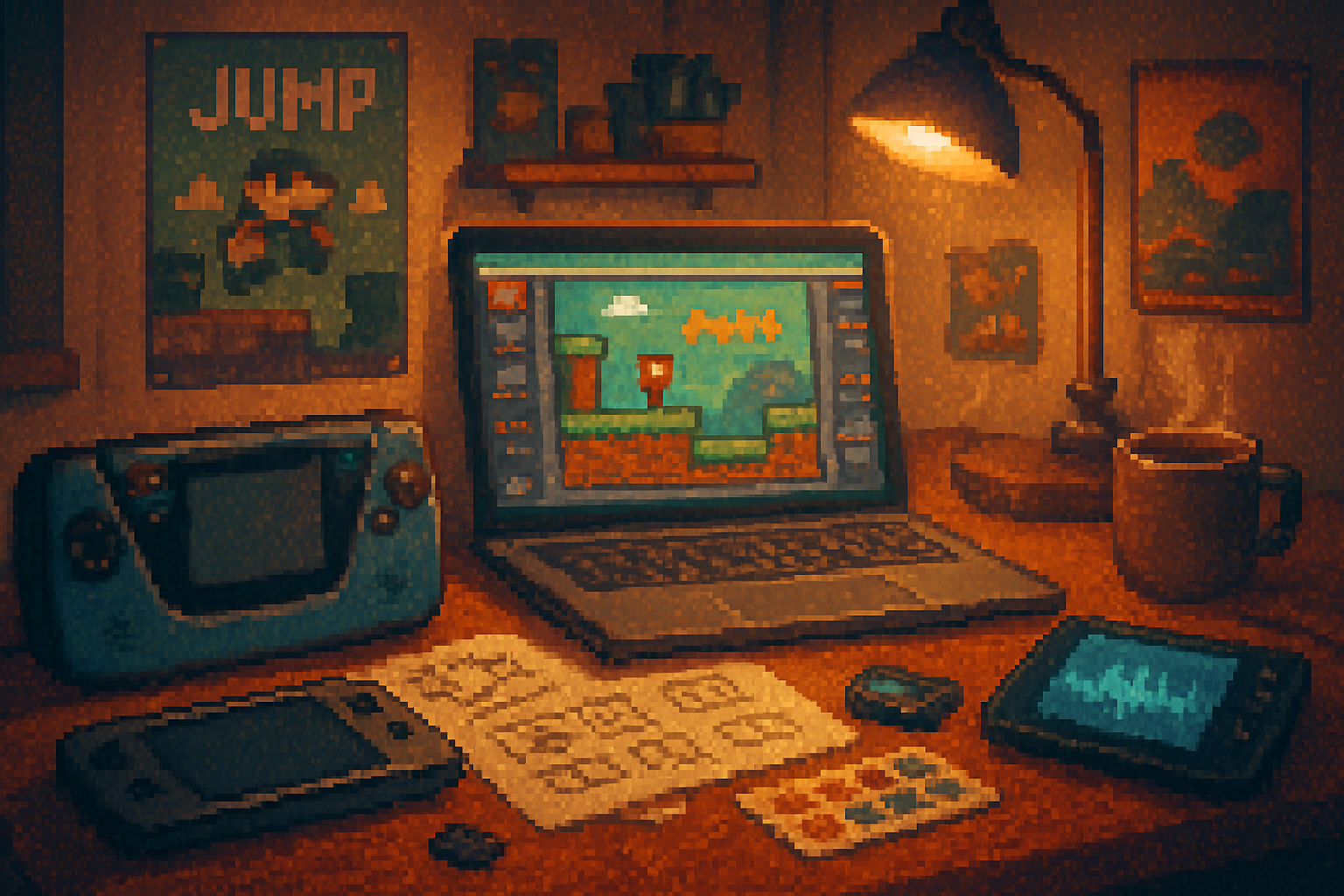 From Pixels to Pixels: How Sega Game Gear Classics Inspired Modern Indie Games