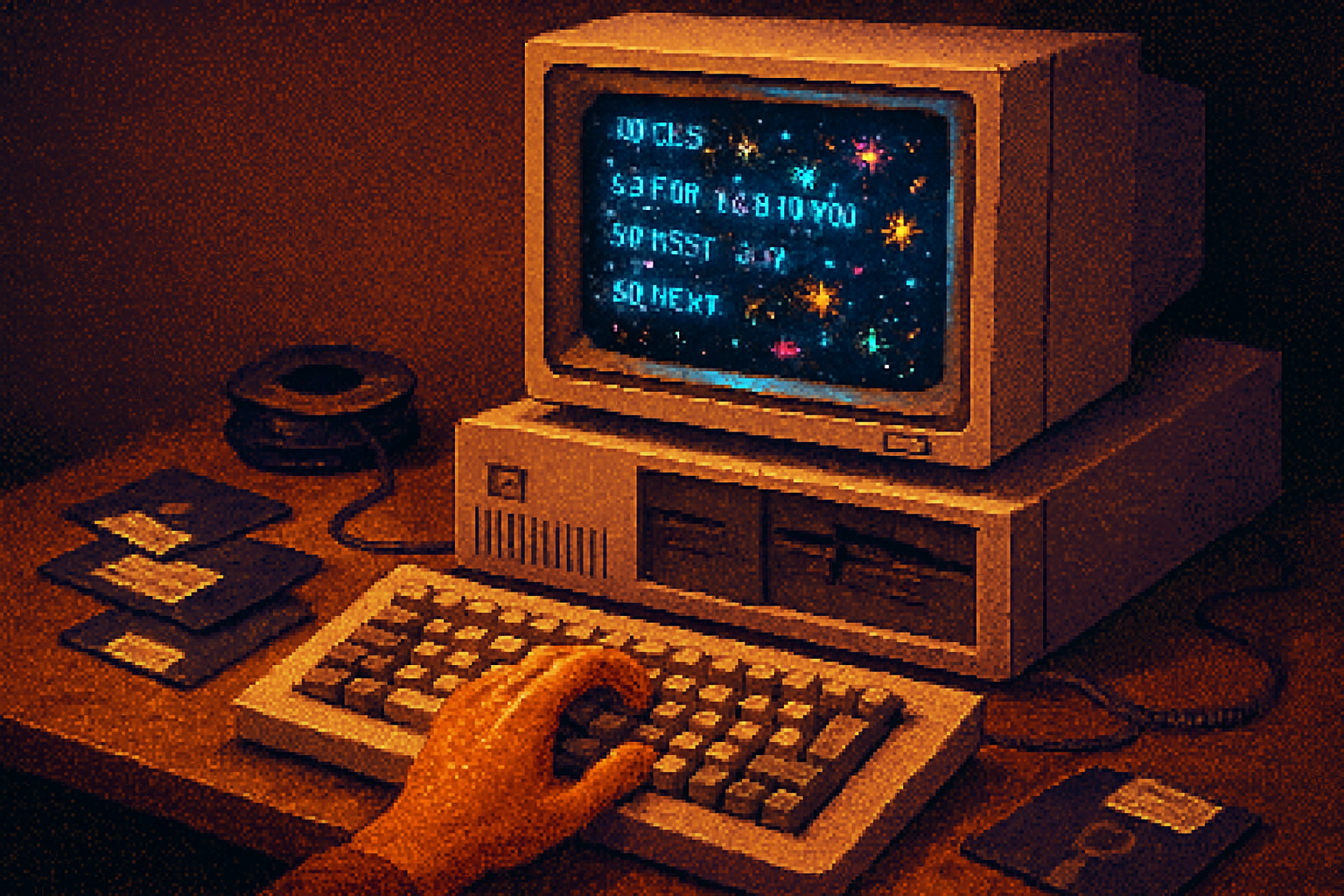 Dust off an IBM PC XT (or fire up an emulator) and discover how the machine's severe limits force beautiful, surprising creativity. Practical setup tips, GW-BASIC tutorials, sound and graphics examples, and project prompts to get you started on a retro creative-coding journey.