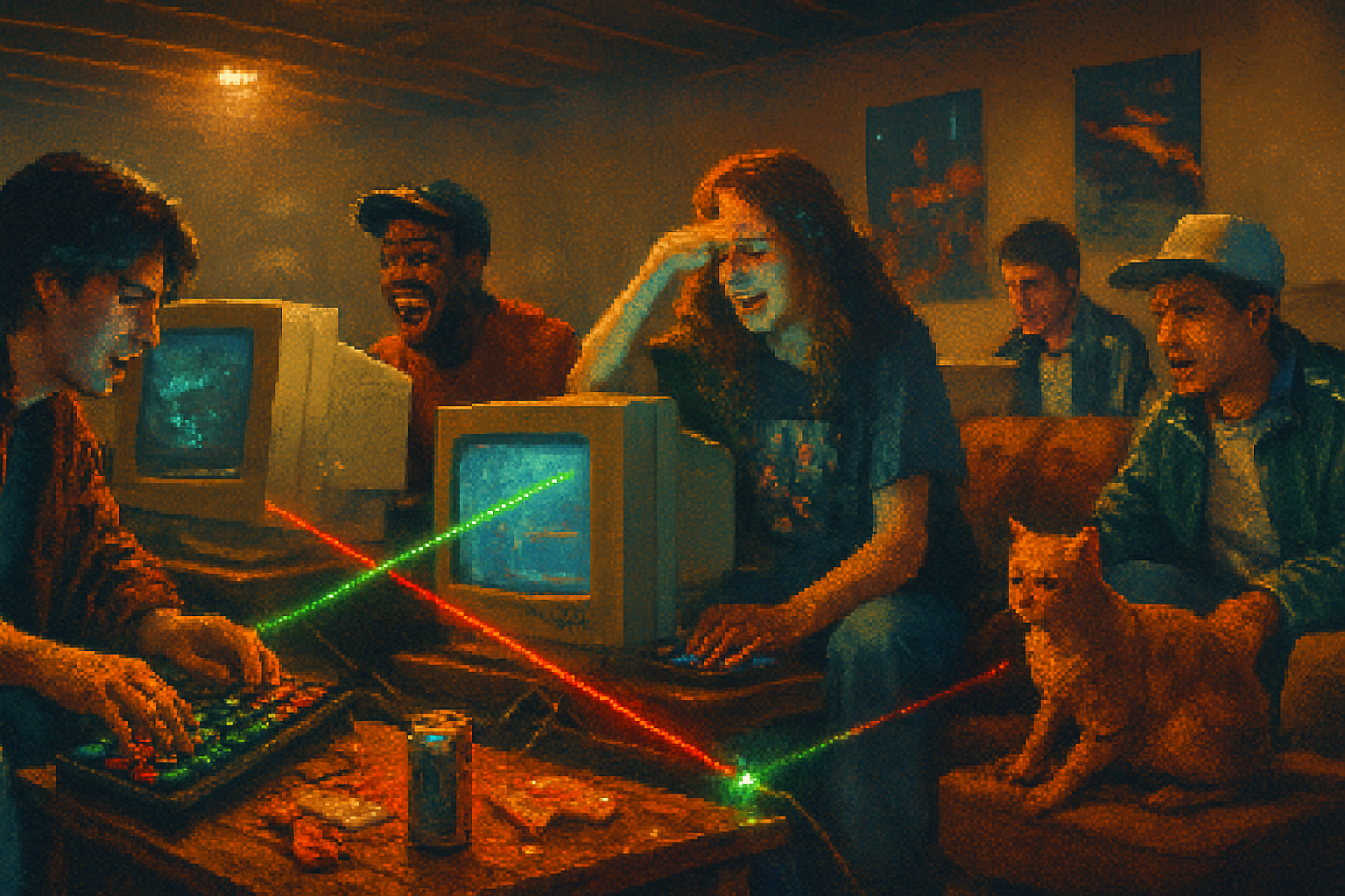 Laser Pointer Wars: The Controversy Over the First Models and Their Primal Use in Early Geek Culture