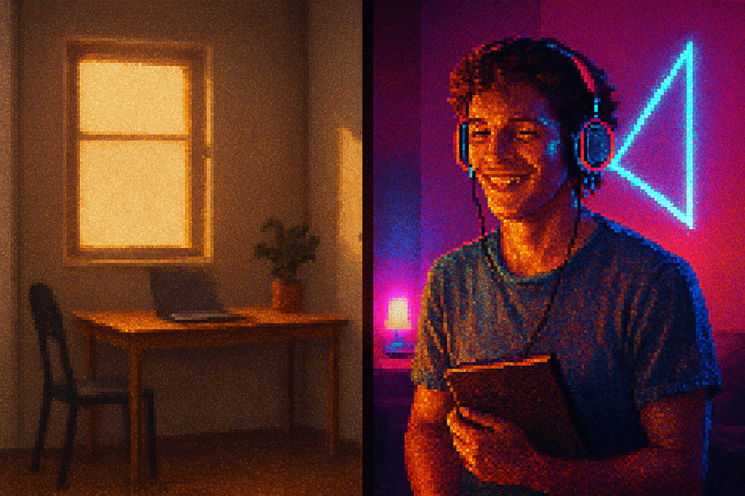 Neon Nostalgia: The Psychological Effects of 80s Patterns on Today's Youth