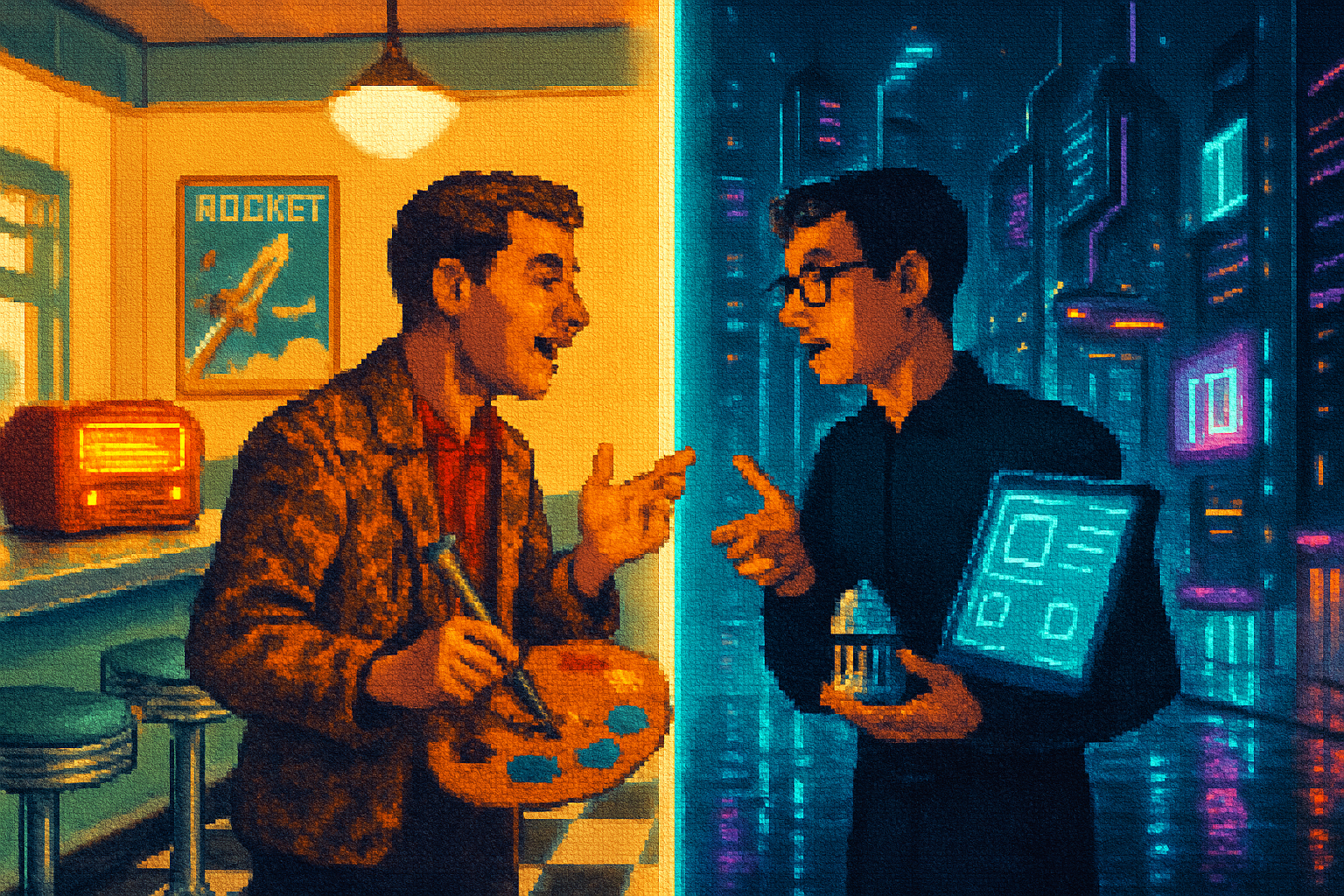 Nostalgia vs. Innovation: A Debate on Retro-Futurism's Role in Modern Creativity