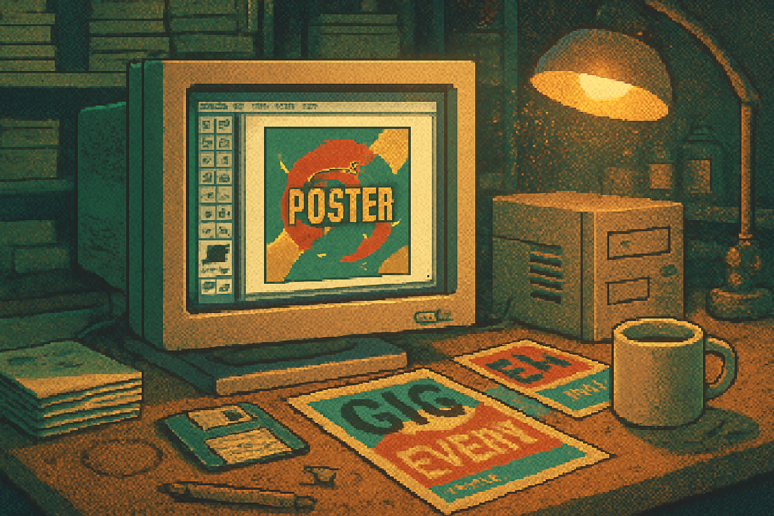 Pixelated Memories: How Early Adobe Illustrator Made Graphic Design More Accessible