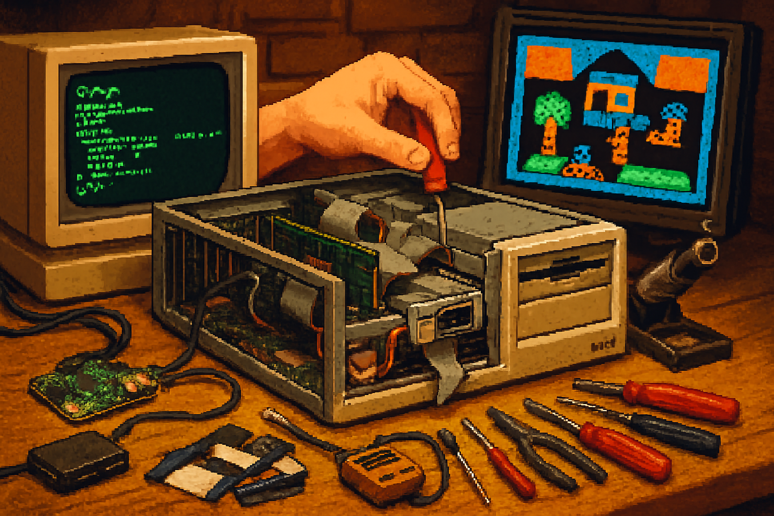 Repurposing the IBM 5150: Vintage Computing for Modern Solutions