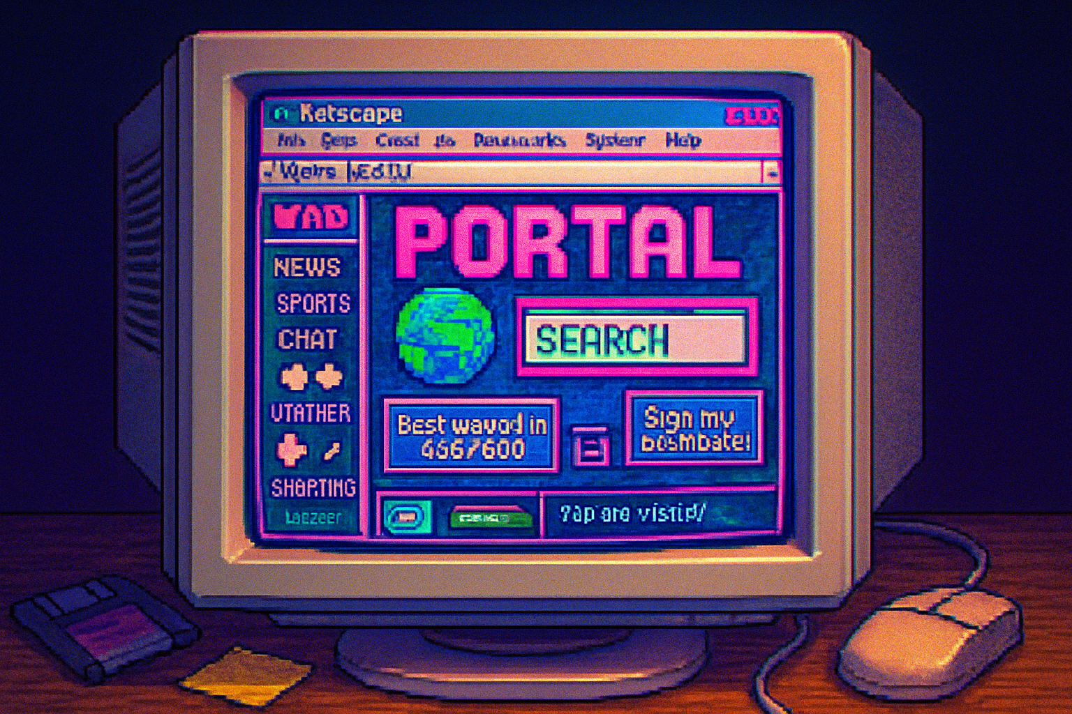 Revisiting Lycos: What Can We Learn from 90s Web Design?