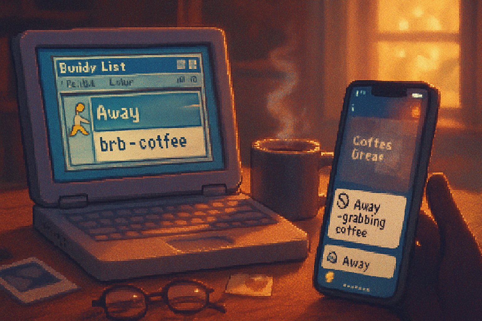 A short, nostalgic look at the away message-AIM’s tiny stage-and how that micro-genre evolved into modern status updates, Stories, and Slack emojis. Practical guidelines for doing subtlety well in a world that mistakes volume for meaning.