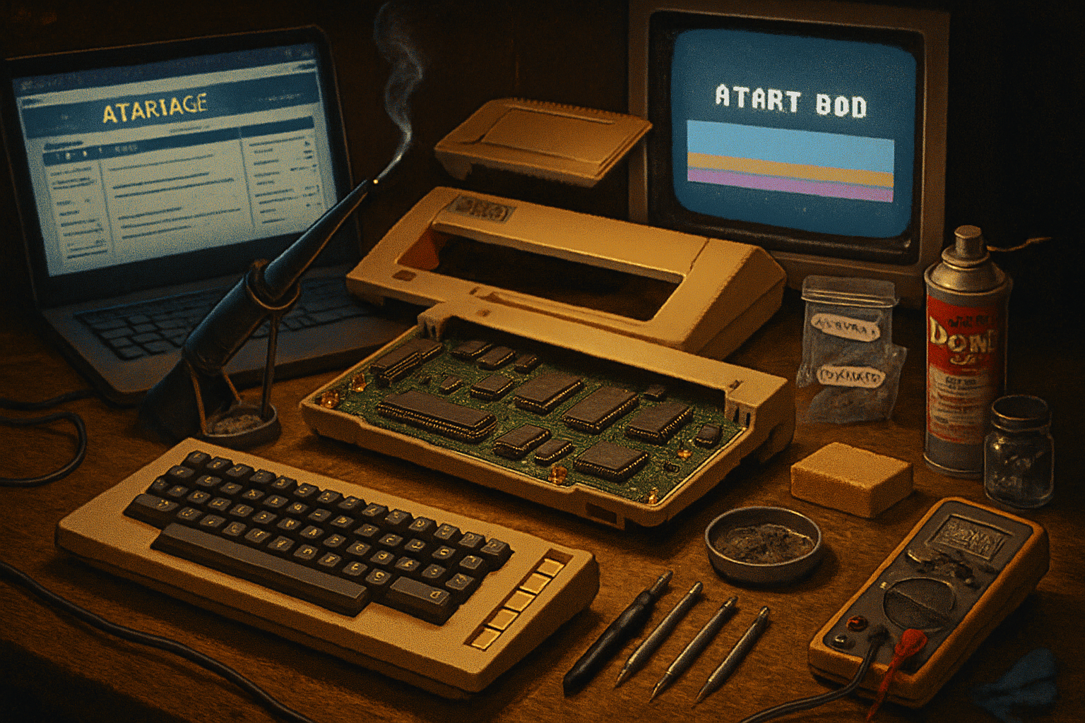 Reviving the Atari 800: A DIY Guide to Restoring Your Classic Console