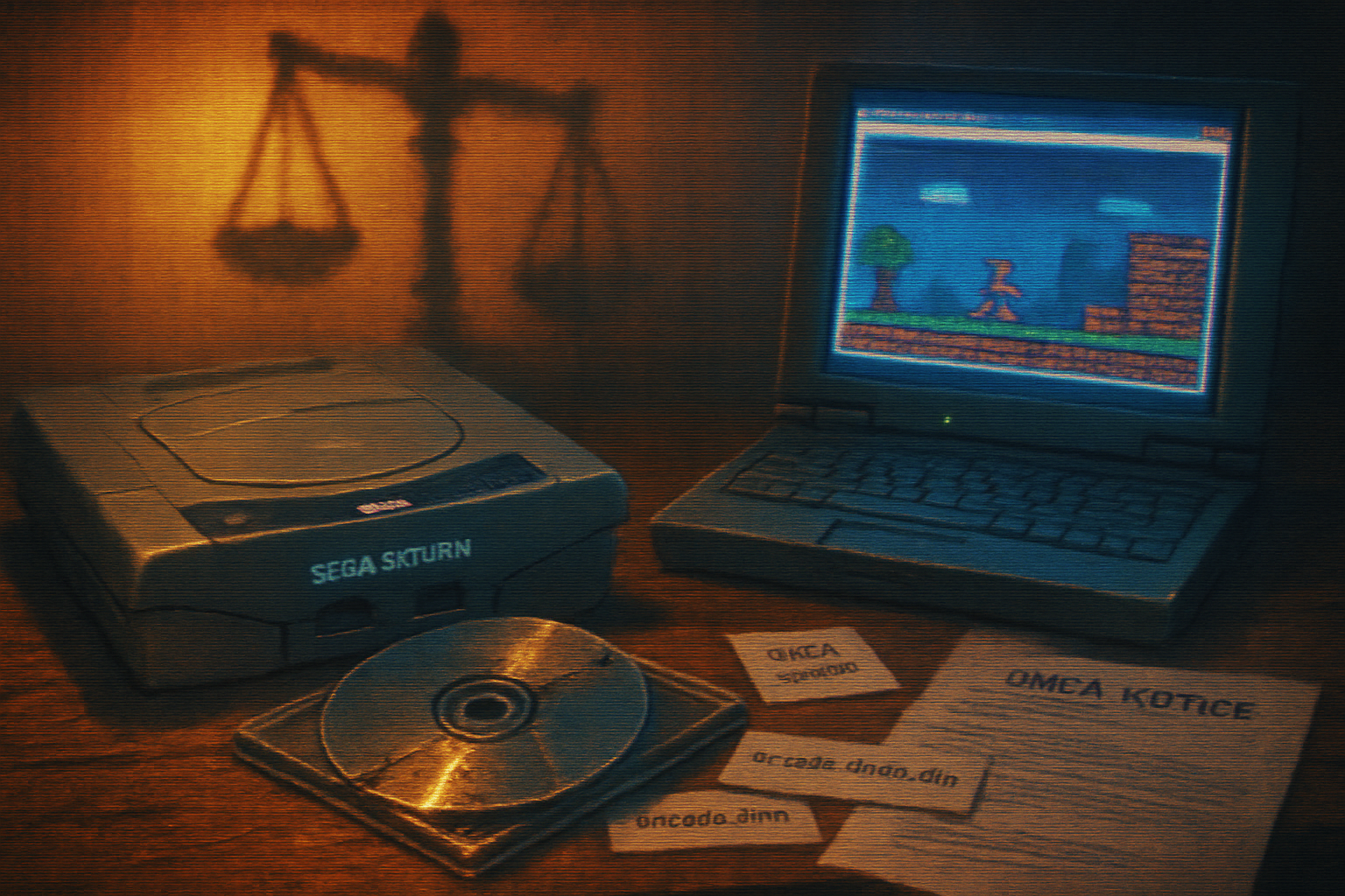An in-depth look at the legal, ethical, and cultural stakes of emulating the Sega Saturn: what the law actually allows, why ROM sharing is legally risky, and where preservation and fandom collide with copyright holders.